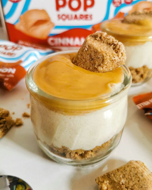 CINNAMON OATY POCKETS PEANUT BUTTER CHEESECAKES