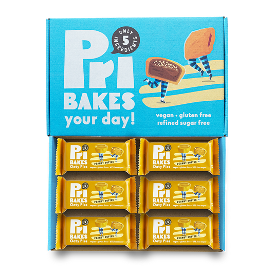 Peanut Butter Oaty Pies - 6 Pack