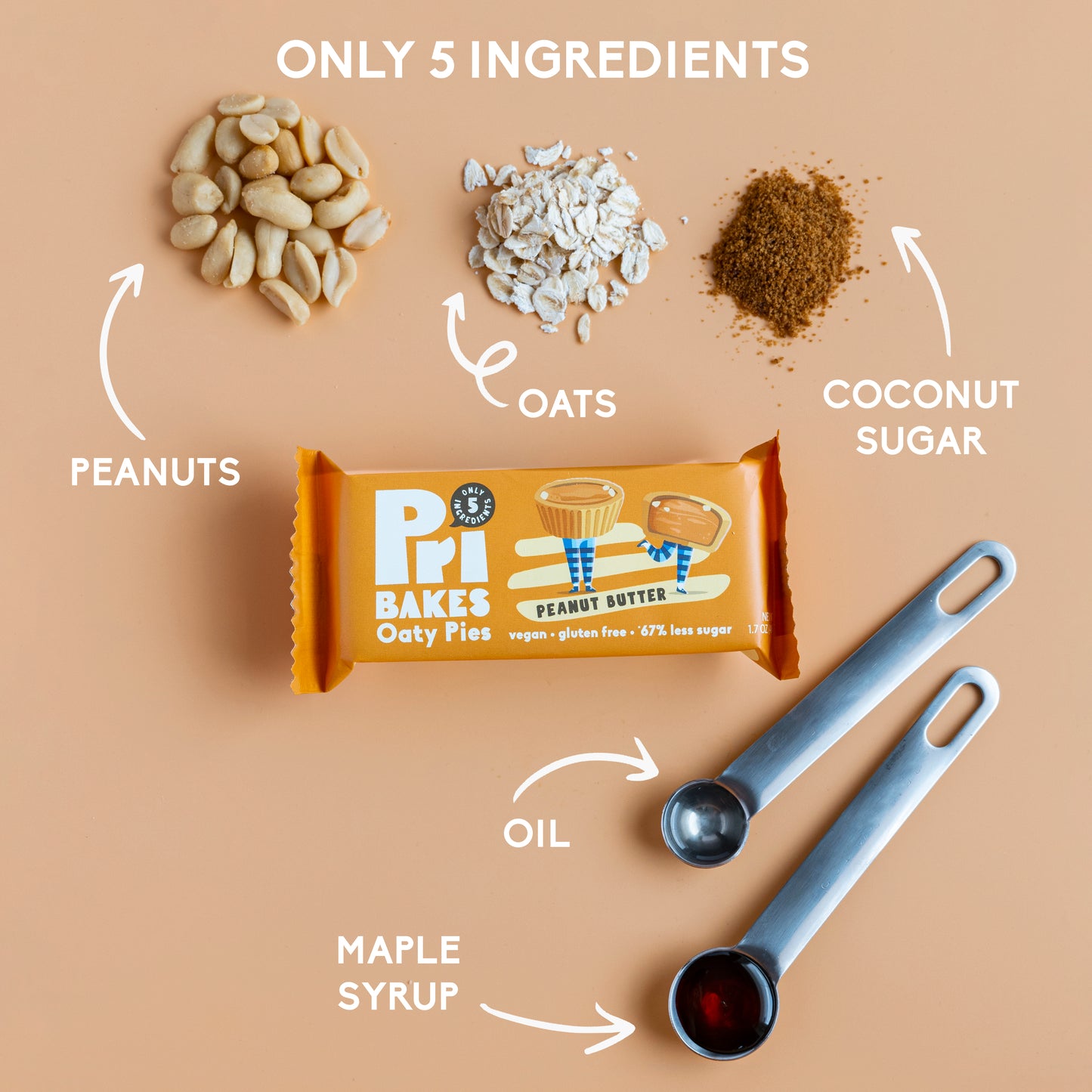 Peanut Butter Oaty Pies - 12 Pack