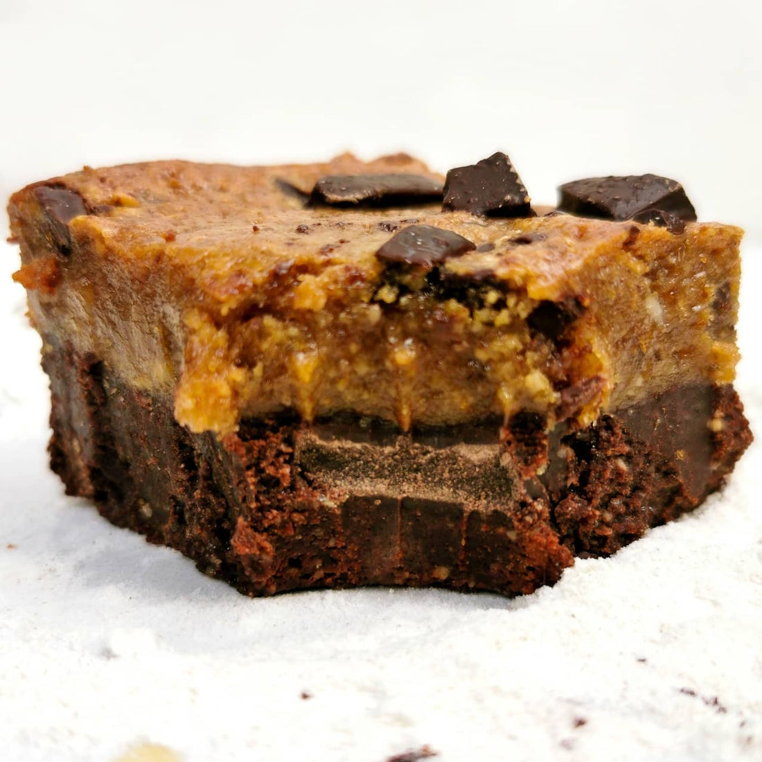 COOKIE DOUGH BROWNIES