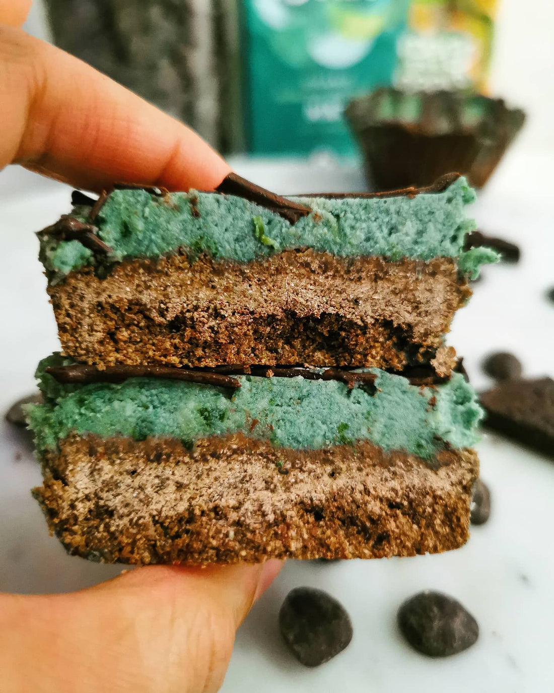 DOUBLE CHOCO MINT CHEESECAKE CUPS