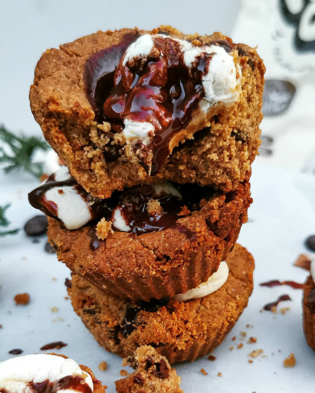 SMORES COOKIE DOUGH CUPS🍪