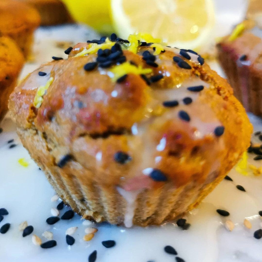 LEMON AND POPPY SEED DRIZZLE MUFFINS