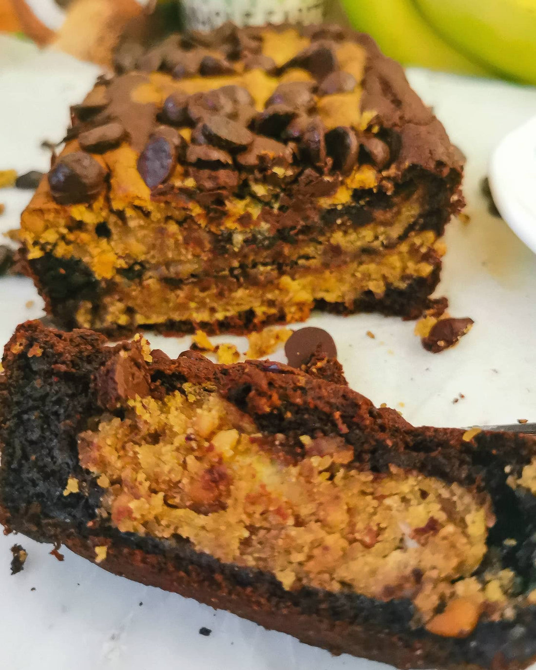 CHOC PEANUT BUTTER BANANA BREAD