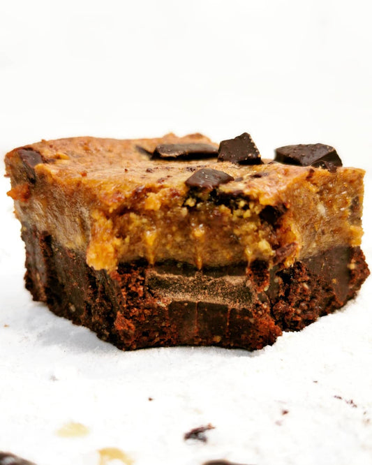 GRAIN-FREE COOKIE DOUGH BROWNIES