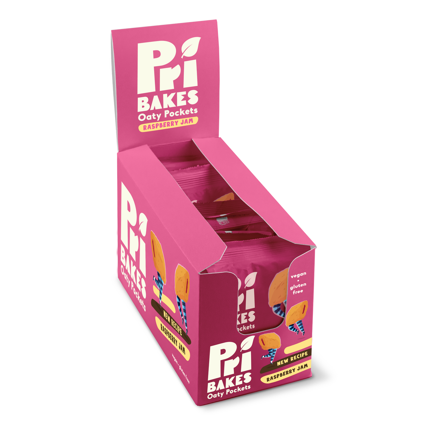 Oaty Pockets - Raspberry Jam - 12 Pack