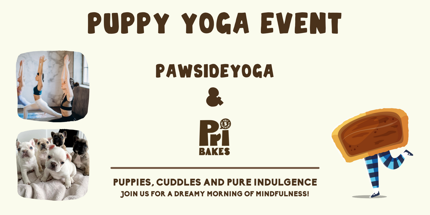 Brunch And Puppy Yoga: Pri's Puddings X Paw Side Yoga